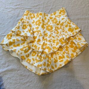 MOTHER The Ruffle Mini Skirt Yellow
Floral Leopard Bloomer Asymmetric 27